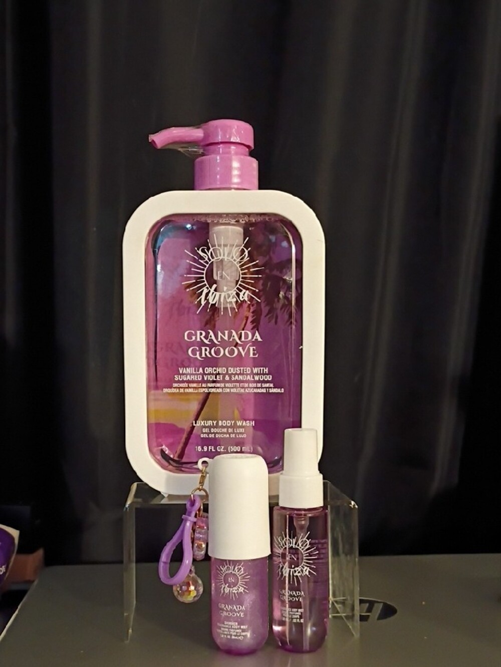 Granada Groove Vanilla Orchid Luxury Body Wash — Purple